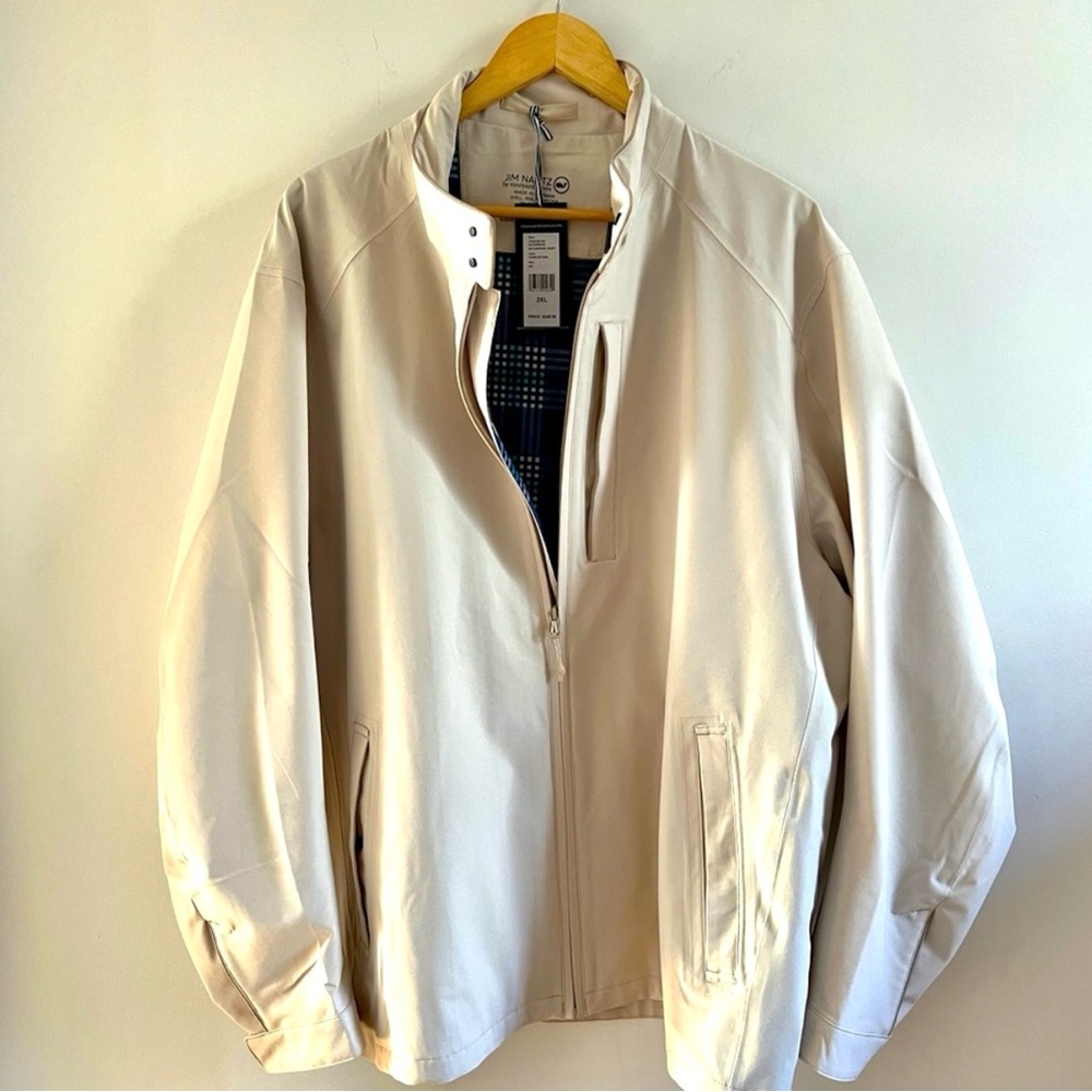 Vineyard Vines Men's Cream Lightweight Jacket